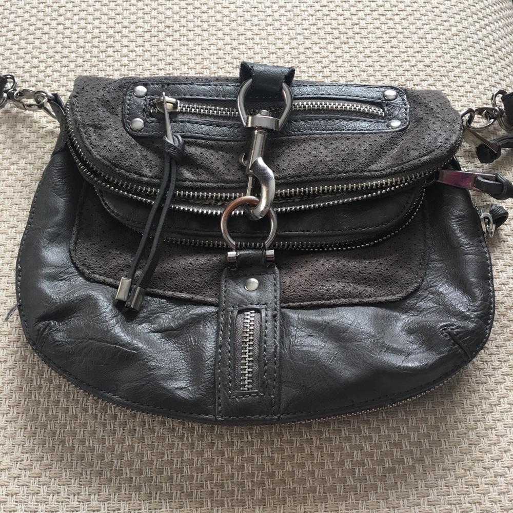 Gray crossbody River Island